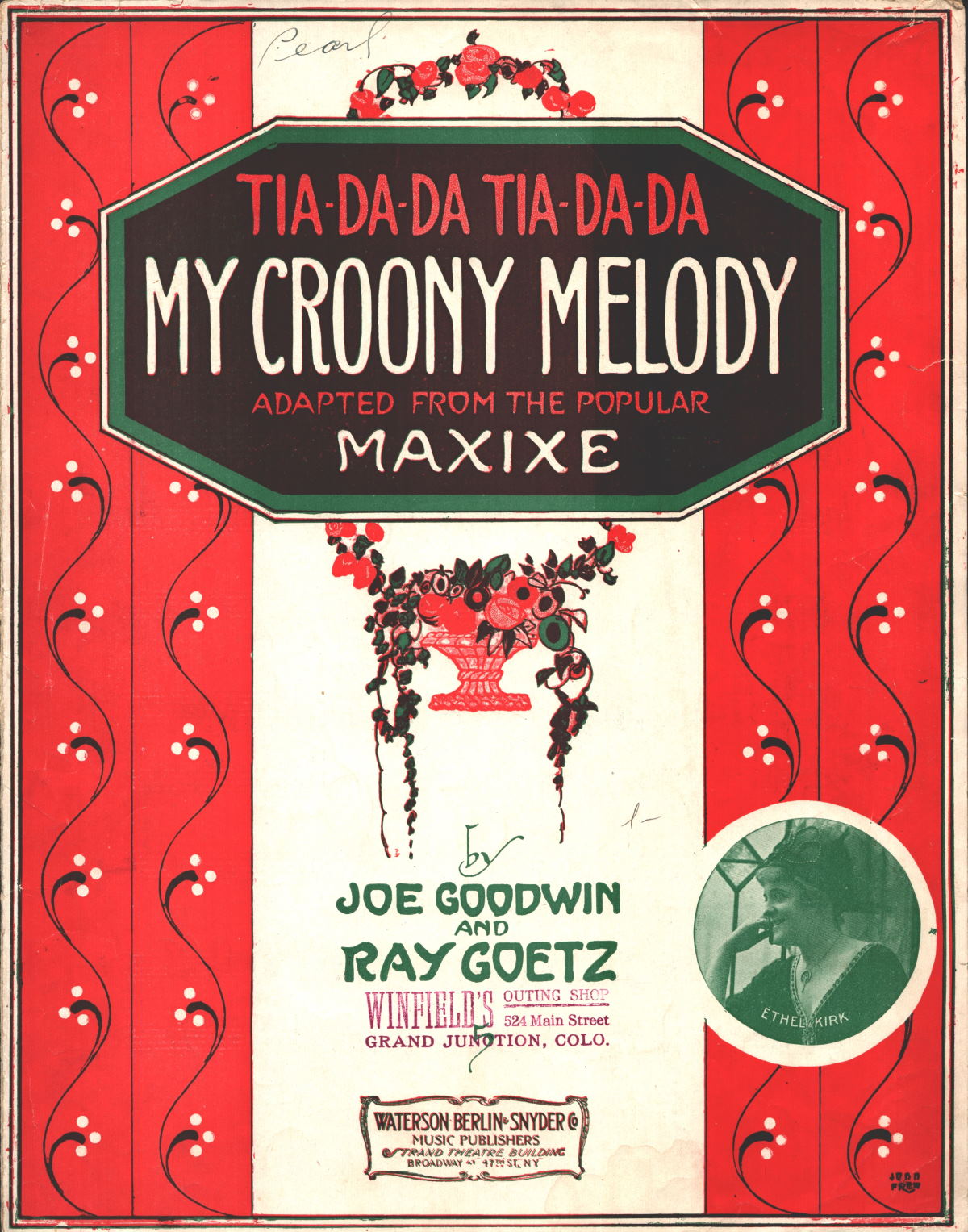 «My Croony Melody» (1914)